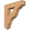 Ekena Millwork Funston Arts & Crafts Smooth Bracket, Western Red Cedar, 5 1/2"W x 30"D x 30"H BKT06X30X30FST03SWR - alternate 1